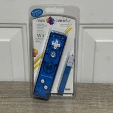 PDP Rock Candy Gesture Controller For Nintendo Wii/Wii U Blueberry Boom New