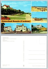 Ostseebad Bansin Usedom Multi-View Postcard DDR 1978 Baltic Sea Beach
