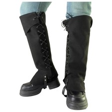 1Pair Pirate Boots Covers Renaissance PU Faux Leather Boots Steampunk Foot Cover