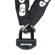 Oxford Monster Boss Motorcycle Chainlock Black / Blue / Yellow - 1.2m x 14.5mm