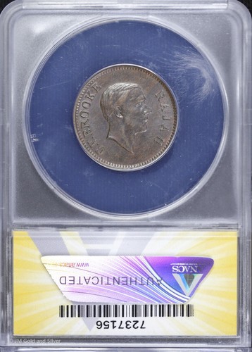 1930 H 1C Sarawak 1 Cent ANACS AU 58 | Bronze - Picture 2 of 4