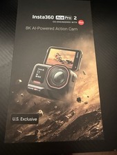 Insta360 Ace Pro 2 8K Action Camera Black Touchscreen USB-C 2.5in