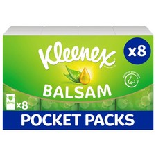 Image of Balsam Pocket Tissues 8 Pocket Packs of Travel Tissues Balmcare to Protect and