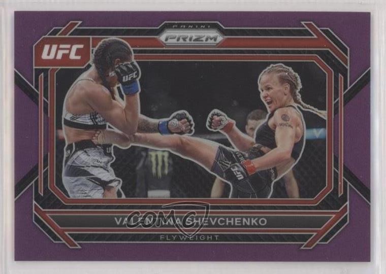 2023 Panini Prizm UFC Purple Prizm 62/149 Valentina Shevchenko #63 g9j