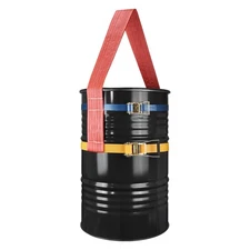 Drum Handling Sling for 55 Gallon Drum, Barrel Lifting Web Sling Heavy Duty N...