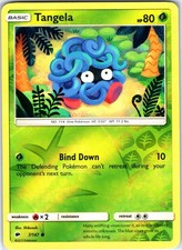 Tangela 7/147 Common Reverse Holo Card SM - Burning Shadows Pokemon TCG NM