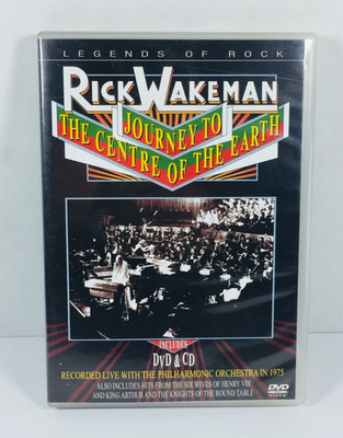 RICK WAKEMAN - JOURNEY TO THE CENTRE OF THE EARTH (2002) DVD & CD (KING ARTHUR)