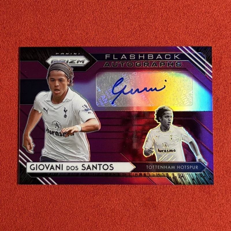 Panini 2020-21 Prizm Premier League Giovani Dos Santos Flashback Auto /99