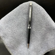 Vintage Pentel 5 Japan Black Stainless or Chrome Drafting or Drawing Pencil