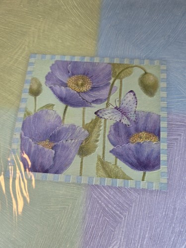 K & Company, Blue Poppy Block Flowers 12x12 Floral Scrabook Album New, Sealed - Picture 8 of 8