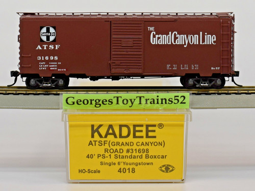KADEE HO 1:87 #31698 ATSF SANTA FE GRAND CANYON LINE 40' PS-1 COCHE DE CAJA 4018 NUEVO EN CAJA | Condition: New