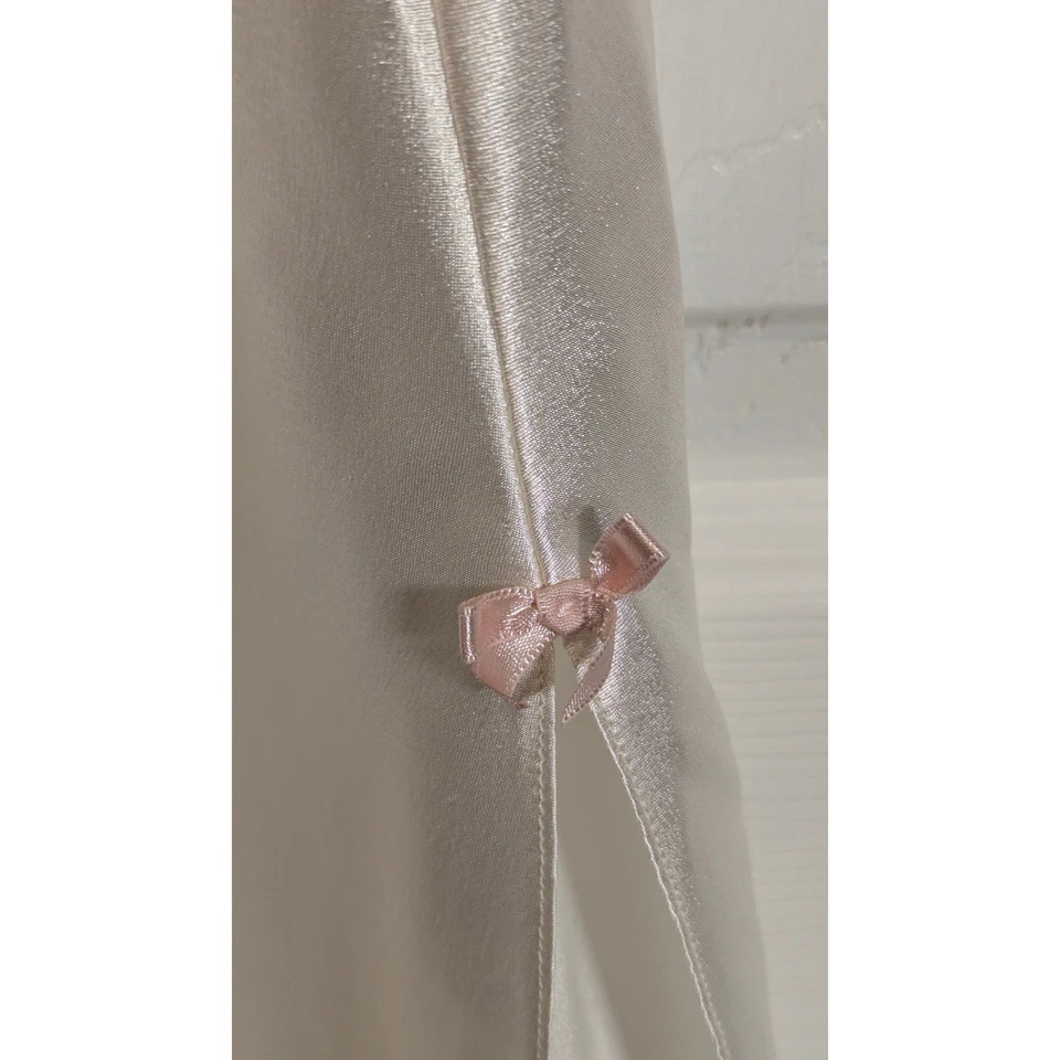 Fantasies Morgan Taylor Lencería Encaje Ribete Vestido Sin Mangas Maxi Largo Grande Foto 3 de 4