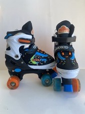 Woolitime Adjustable Roller Skates Boys  Girls M  13c-3y Light up