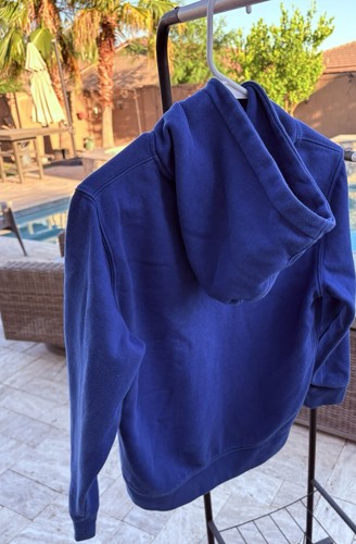 Vans Youth Boys Small Medium Blue Hoodie Sweatshirt Vans Logo Dragon - Picture 8 of 8