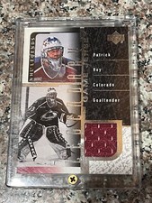2000 PATRICK ROY Upper Deck Legendary Game Jersey NHL Legends Game Used Patch !!
