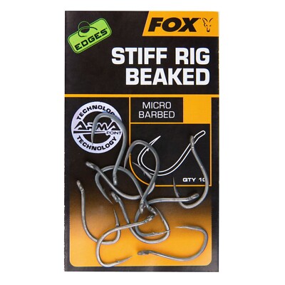 Fox Edges Edges Stiff Rig Beaked Karpfenhaken Arma Point versch. Größen