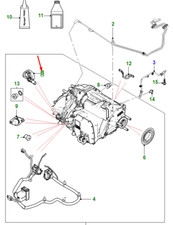 JAGUAR E-PACE X540 elektrischer Antriebsdrehzahlsensor hinten J9C32820 NEU ORIGINAL