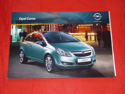 OPEL Corsa D Selection Edition 111 Jahre Innovation Sport GSi Prospekt von 2010