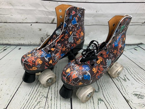 Patines para mujer y clásicos top alto 4 ruedas LED 7,5 763801520152 | eBay