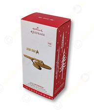 Star Trek Hallmark Keepsake Christmas Ornament 2016 Star Trek Gold Enterprise