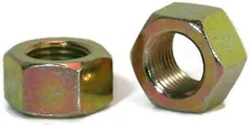 Hex Finished Nuts Grade 8 Yellow Zinc UNC - 5/16"-18 - Qty-100