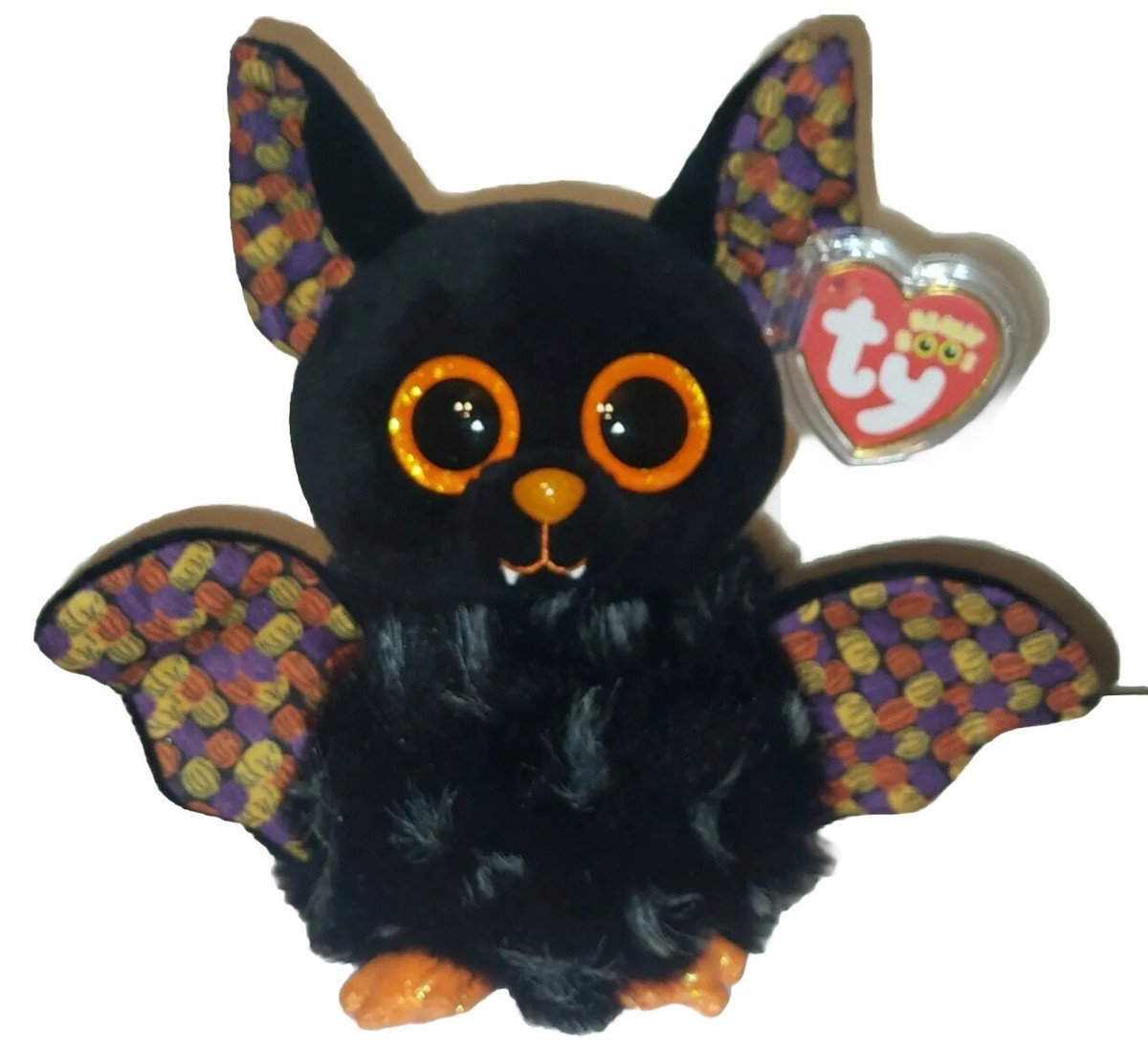 Ty Beanie Boos - RADAR the Halloween Bat (6 Inch) NEW MWMTs