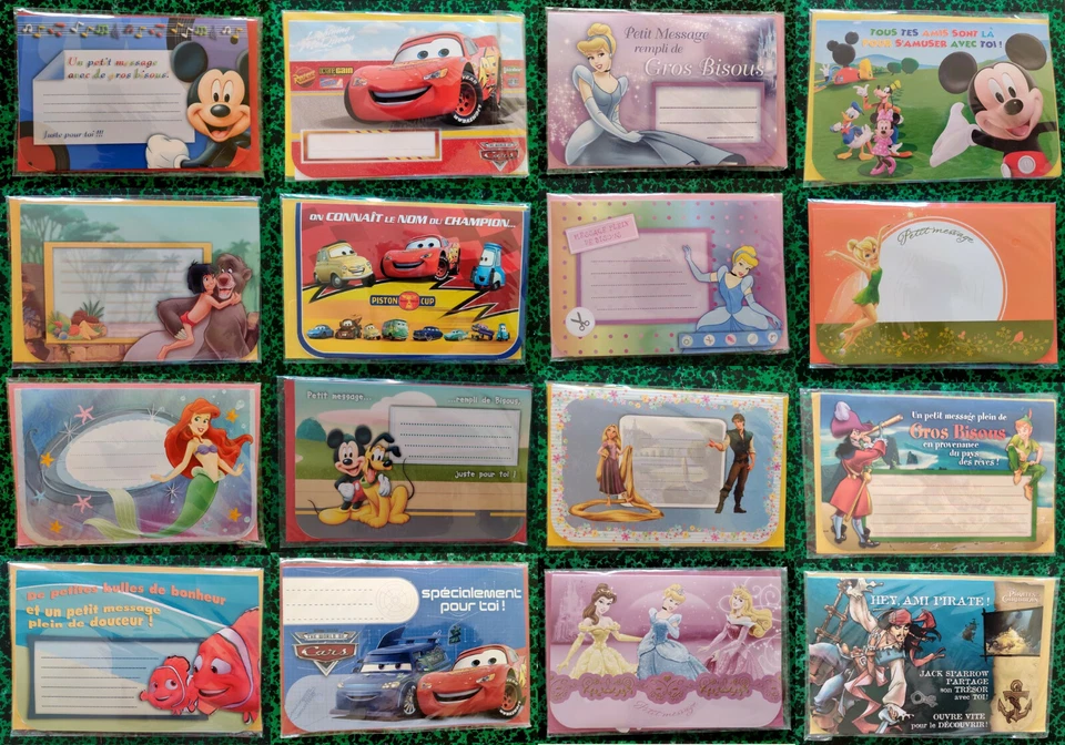 ♥ Neuf /blister Carte Disney héros en relief 3 D Pop Up anniversaire - Photo 1/1