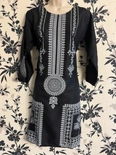 Lawn Cotton Suit 2Pc Kameez Salwaar Pakistani and Indian Style Stitched Kurta
