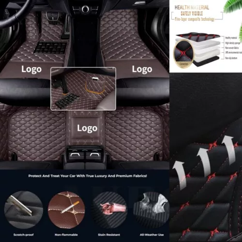 For Mini Car Floor Mats Luxury Carpets Auto Liners Waterproof All Models Pockets - Picture 12 of 37