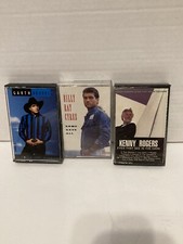 Garth Brooks, Kenny Rogers , Billy Ray Cyrus cassette tapes bundle lot of 3