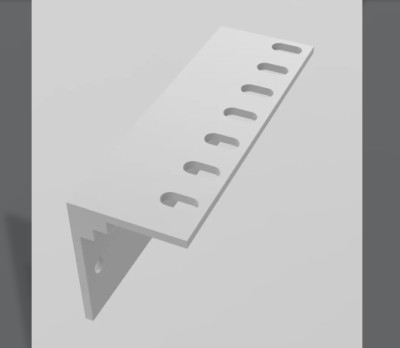 Rackmount Brackets for Allen & Heath DX168 BLACK