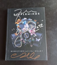 SIMPLE MINDS DIRECTION OF THE HEART SIGNED/AUTOGRAPH DLX CD ..GIFT 2022