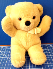 Vintage Dakin Cuddles Teddy Bear Tan Beige 1984 Stuffed Animal 12in Plush Toy