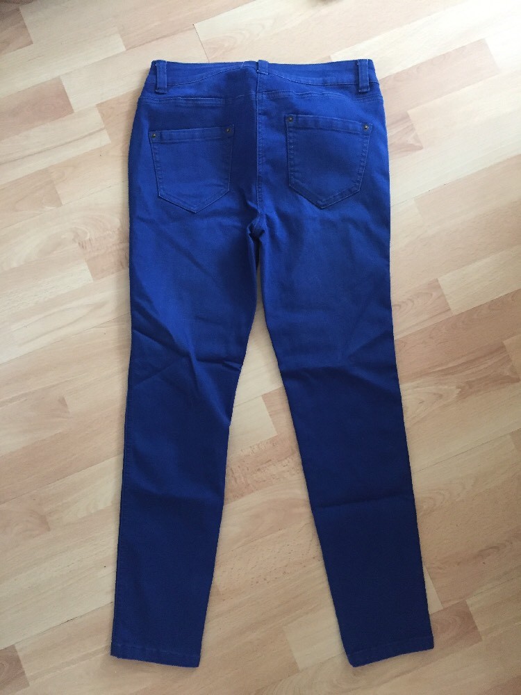 NEW DEBENHAMS RED HERRING SIZE 10 BLUE SKINNY FIT JEANS eBay