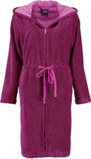 Cawö kurzer Bademantel Damen mit Kapuze 822  beere M 40/42