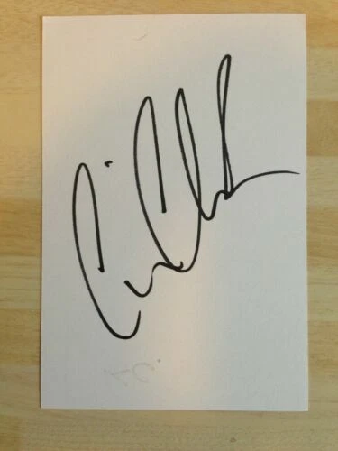 C Surname Initial Certified Original Signed Cards Collectable Autographs