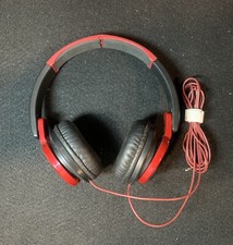 JVC HA-S200 Red Headphones Foldable DJ Use Model