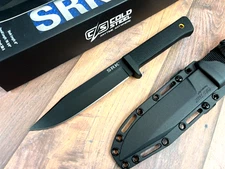 Cold Steel SRK Survival 6" Black SK5 Carbon Black Kray-Ex Fixed Knife 49LCK