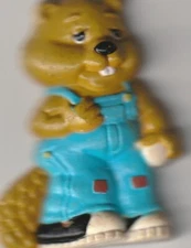 beaver magnet 2" american greetings corp. 1985