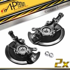 A-Premium 2x Wheel Hub Bearing Steering Knuckle Assy Front for Honda Civic 03-05