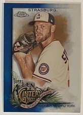 Stephen Strasburg 2022 Topps Chrome Allen & Ginter Blue Refractor /150