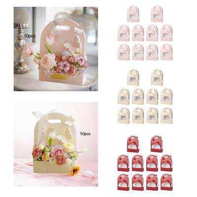 10x 3D Schmetterling Blumenbox Geschenkbox für Hochzeitstag Party Gastgeschenke