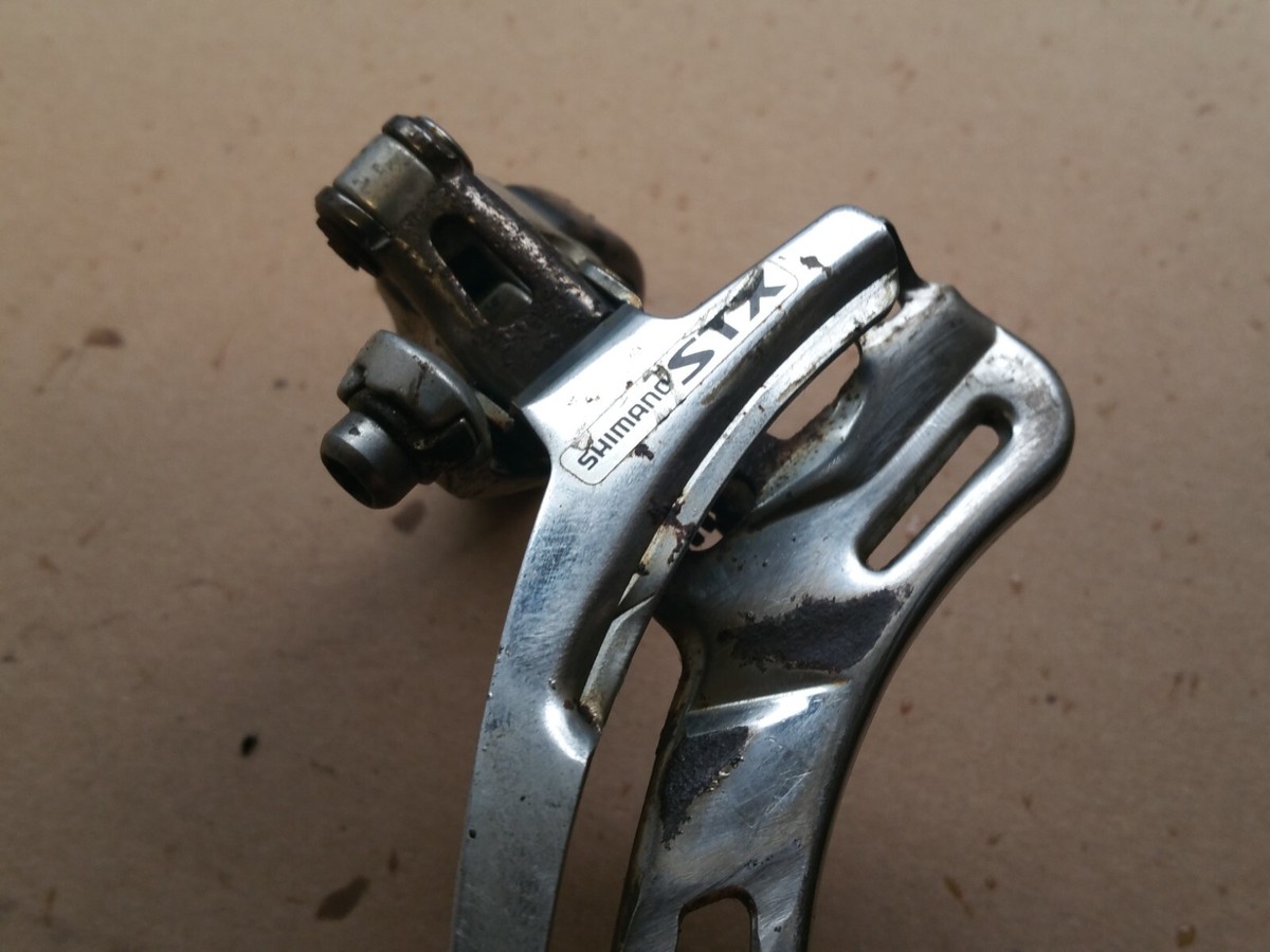 Dérailleur Avant VTT Vintage Shimano STX FD-MC30 - Triple Pince 28,6mm Top Pull