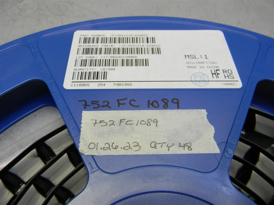 Coilcraft MSS1210-224KED Power Inductors Reel of 48 - Image 3 of 4