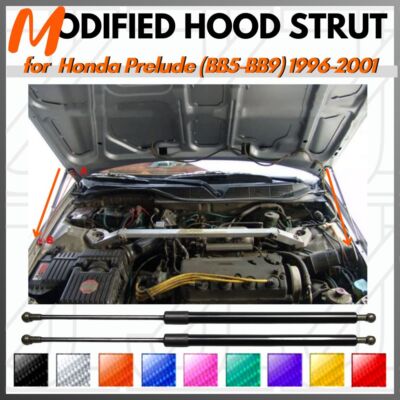 Hood Struts For Honda Prelude (BB5-BB9) 1996-2001 Gas Damper Shock Lift Support