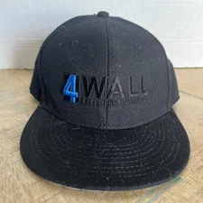 4 Wall Black Otto Hat Adjustable Adult Size OSFA Black 4 Wall Baseball Cap