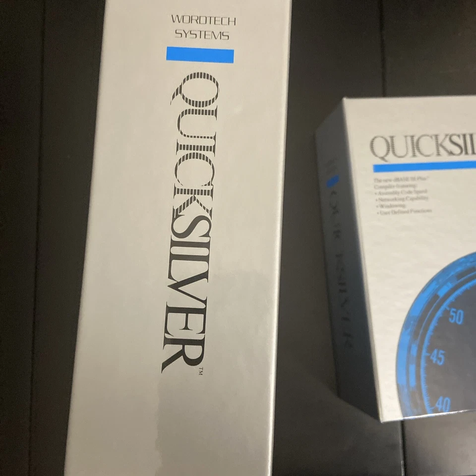 QUICKSILVER by Wordtech Systems. Compiler Software Box Set No CD/floppy - Image 3 of 4
