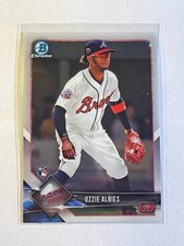 Ozzie Albies 2018 Bowman Chrome Rookie Card RC #92 Atlanta Braves