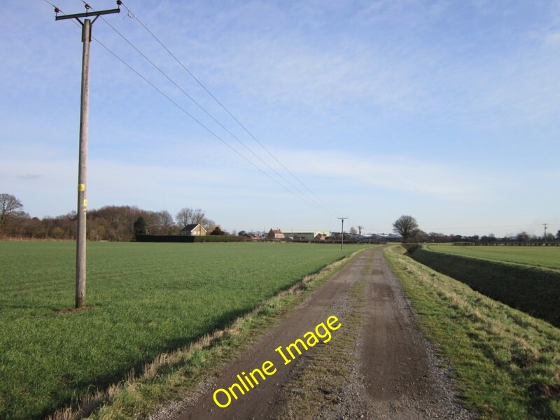 Photo 6x4 Rake Bridge Bank, towards Carr Side Farm Dunscroft
