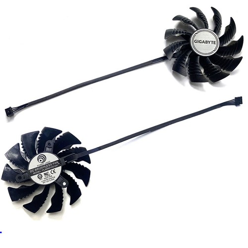 87MM Grafikkartenlüfter für GIGABYTE RTX3060 3060TI 3070 3080 3090 GANING OC Fan - Afbeelding 4 van 16